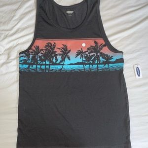 Old Navy Graphic Tank Top Mens Small